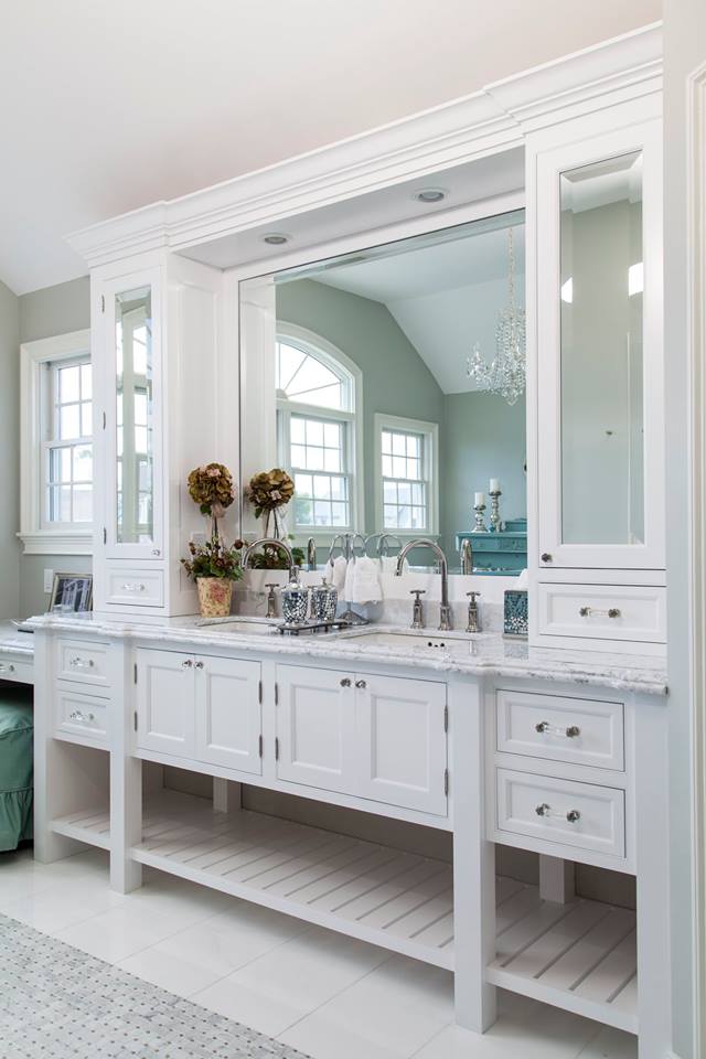 Shaker Style Crystal Vanity, Lakeville Ktichen and Bath 