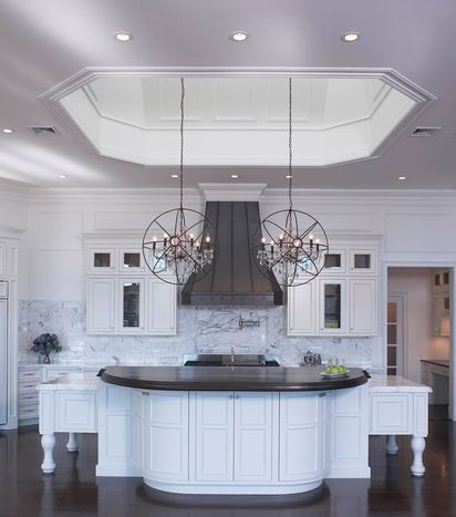 White Transitional Kitchen by Lakeville Industries, Kitchen and Bath Cabinetry Experts