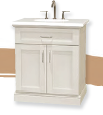 Bathroom Vanities by Medallion Cabinetry at Lakeville Kitchen and Bath