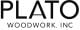 Plato Woodwork logo representing handcrafted custom cabinetry for kitchens and baths with exceptional quality and detail.